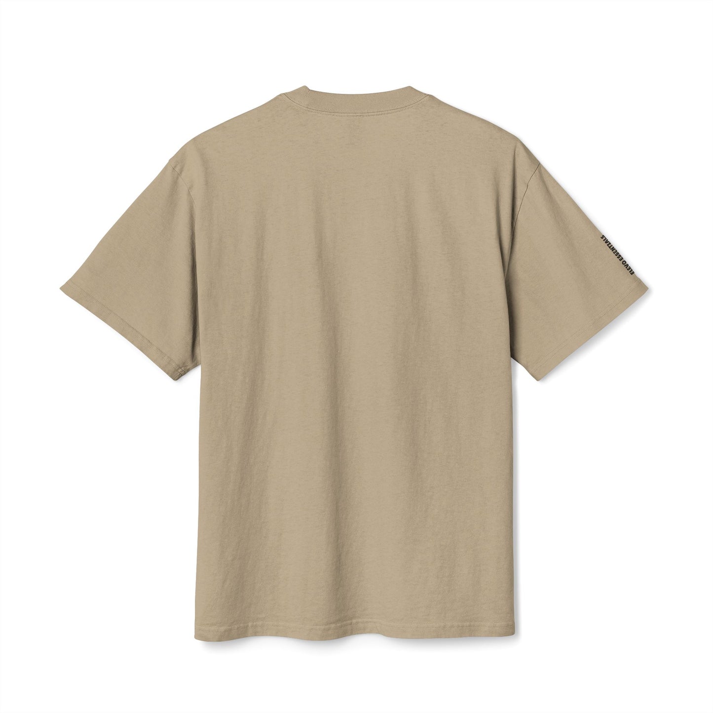 Faded Tee - Iconic Goat Design for Men - Khakhi