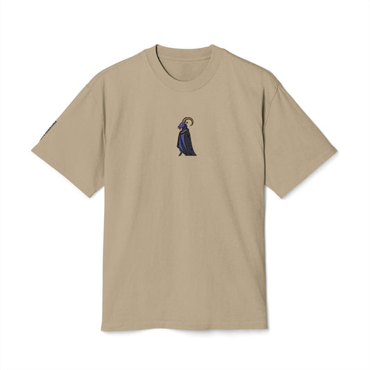 Faded Tee - Iconic Goat Design for Men - Khakhi