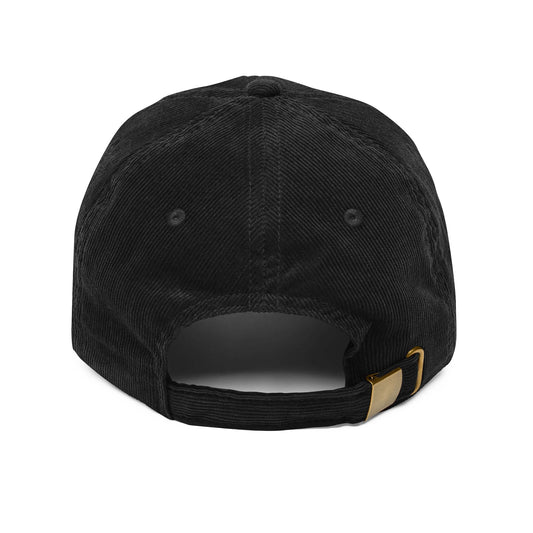 Corduroy Cap (Embroidered Vintage Design)