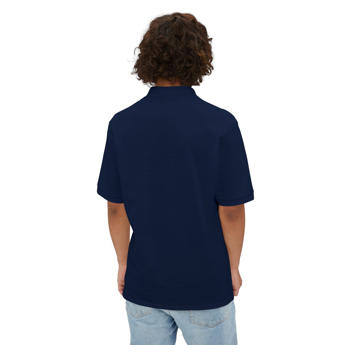 Elevo essentials Men's Polo Shirt-navy blue